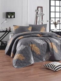 L'essentiel linge de maison Olivia - Gold, Grey